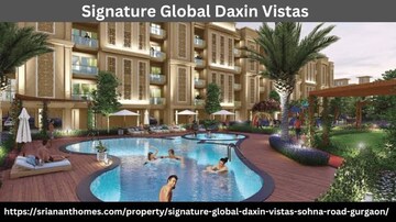 Swimming Pool in 3.5 BHK Builder Floor at Signature Global Daxin Vistas, Bhondsi – for Sale