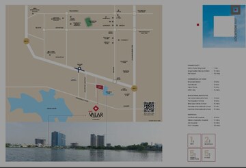 Floor Plan in 4 BHK Apartment at DSR Valar, Kokapet – for Sale