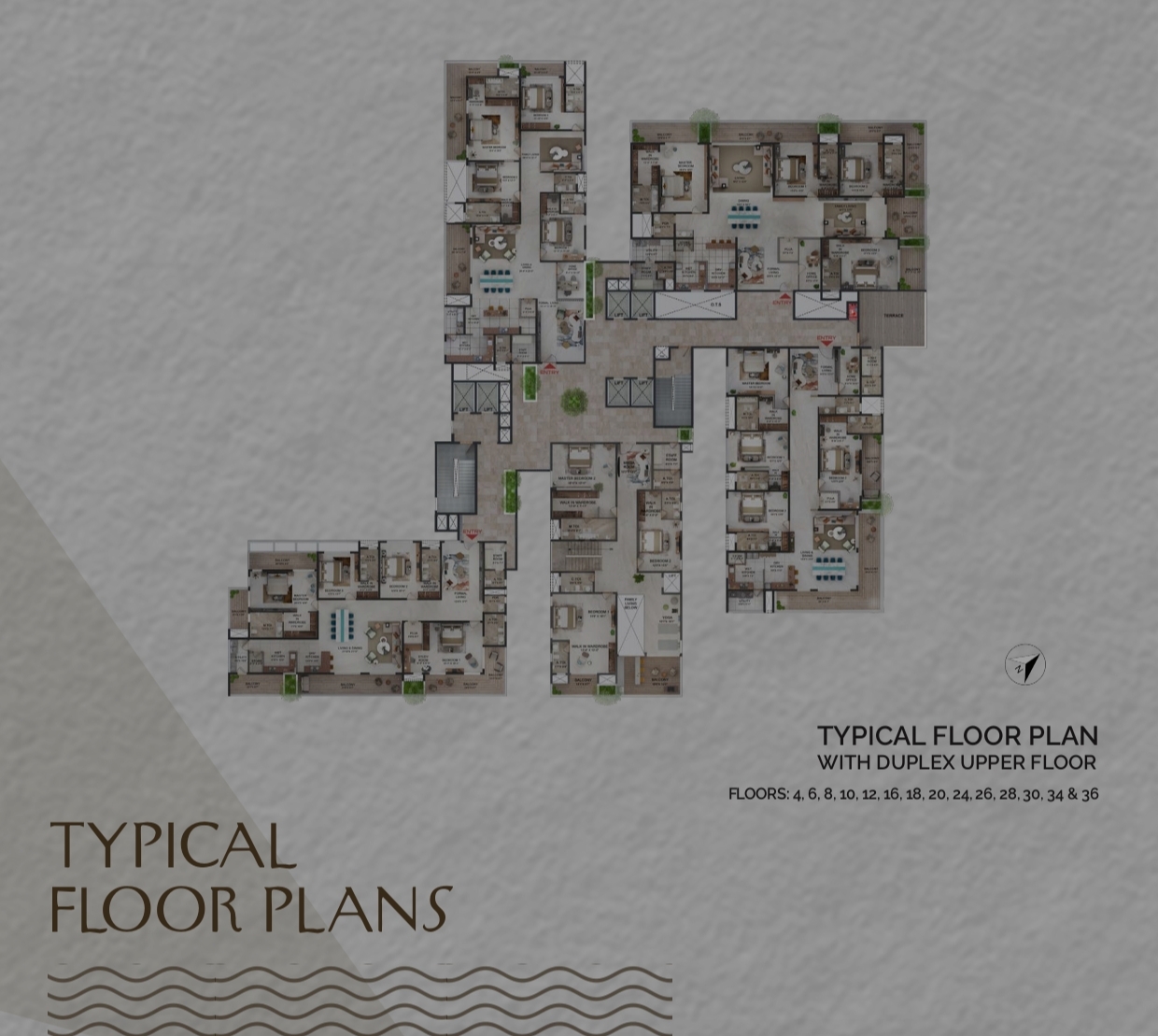 4 BHK + Extra Room Apartment For Sale in Prestige Vaishnaoi Rainbow Waters