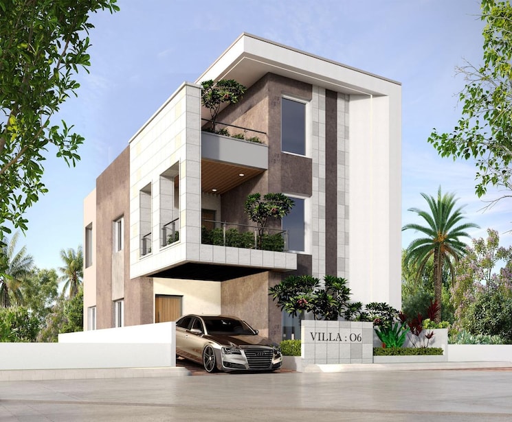 Exterior View, kollur 4 Bedroom 2585 Sq.Ft. Villa In Kollur Hyderabad 7798429
