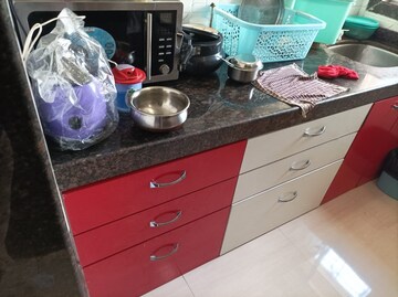 Kitchen in 1 BHK Apartment at Sanghvi Hills, Ghodbunder Road – for Sale