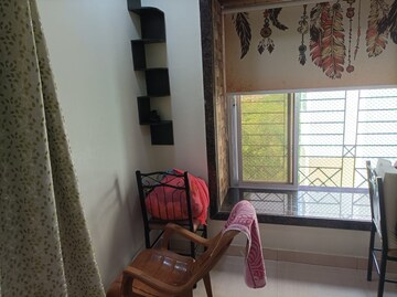Living Room in 1 BHK Apartment at Sanghvi Hills, Ghodbunder Road – for Sale