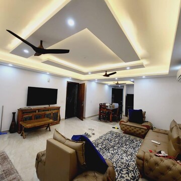 Living Room in 4 BHK Builder Floor at Chattarpur – for Sale