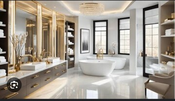 Building Lobby in 3.5 BHK Apartment at RG Luxury Homes, Sector 16b Greater Noida – for Sale