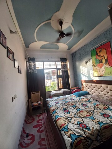 Bedroom in 2 BHK Builder Floor at Krishna Garden, Govindpuram – for Sale