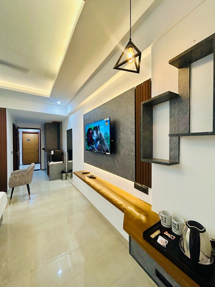 Living Room, omaxe-the-palace 3 Bedroom 1800 Sq.Ft. Apartment In Sushant Golf City Lucknow 7799695