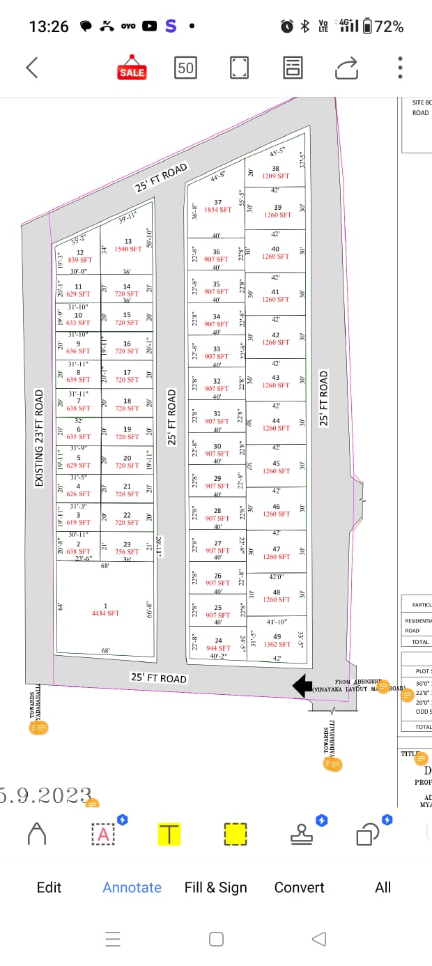 Plot For Resale in SLV Sapphire Abbigere Bangalore  7801844