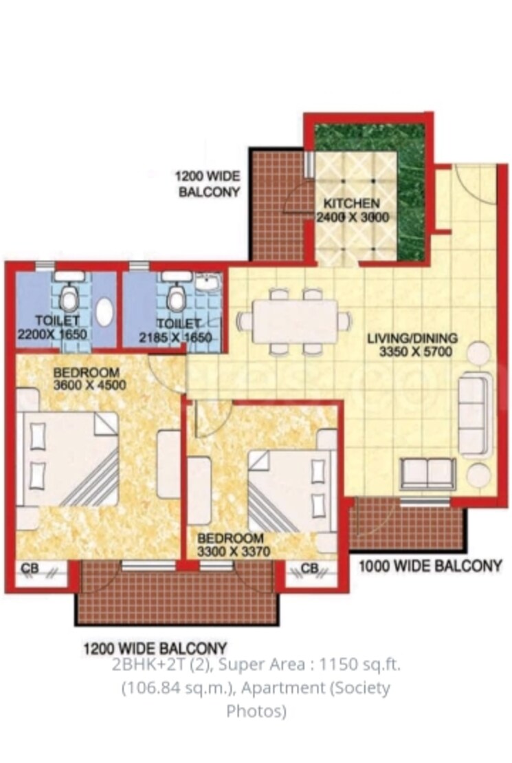 Master Plan, omaxe-residency 2 Bedroom 1150 Sq.Ft. Apartment In Gomti Nagar Lucknow 7801864
