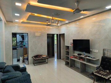 Living Room in 2 BHK Apartment at Juhu – for Rent