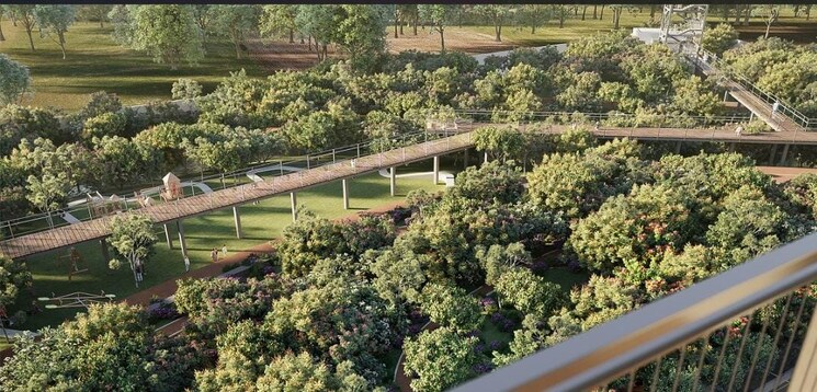 Garden, godrej-rivergreens 2 Bedroom 600 Sq.Ft. Apartment In Manjari Pune 7802367