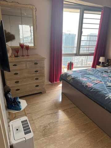 Bedroom in 3 BHK Apartment at Tulsi Heights CHS, Khandeshwar – for Sale