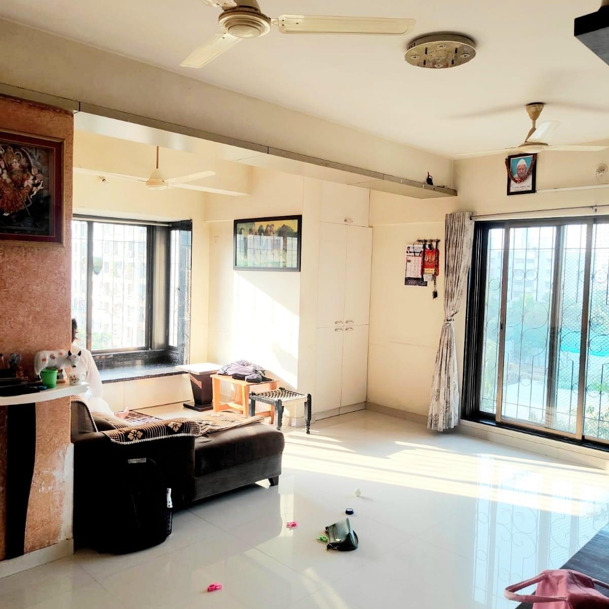 1 BHK + Pooja Room,Servant Room,Study Room,Extra Room Apartment For Sale in Vishnu Apartment Naigaon
