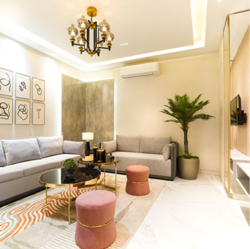 Living Room in 3.5 BHK Builder Floor at Smart World Gems, Sector 89 – for Sale