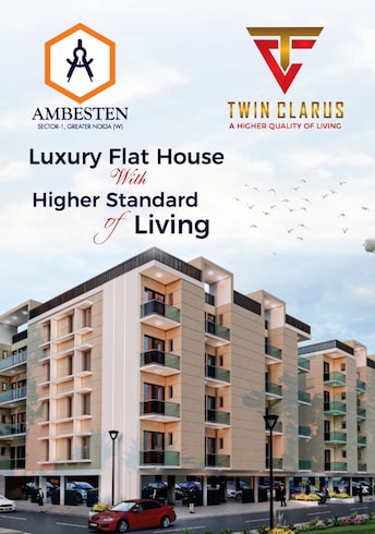 3 BHK Builder Floor For Resale in Ambesten Twin County Noida Ext Sector 1 Greater Noida  7803831