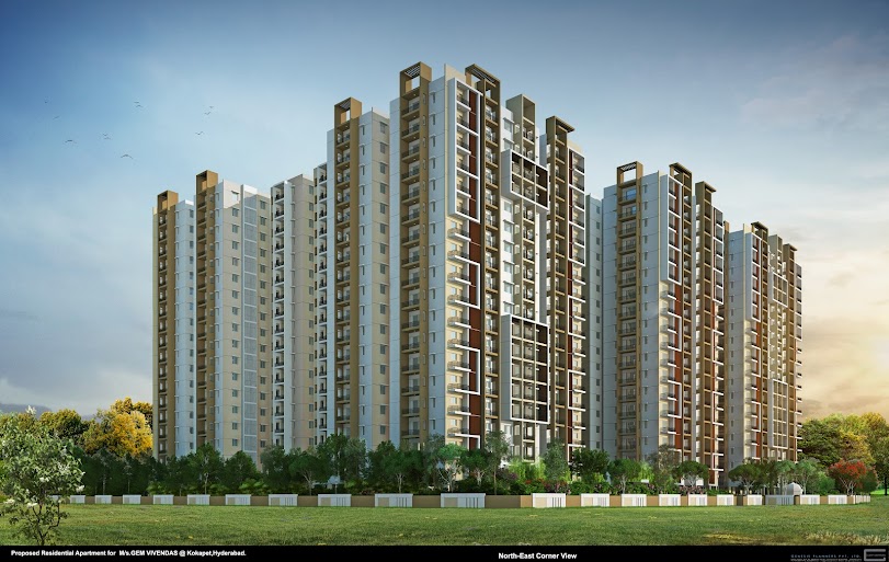 2 BHK + Pooja Room Apartment For Sale in Gem Nakshatra