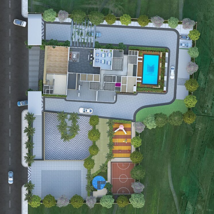 Master Plan, platinum-marvelle 4 Bedroom 1725 Sq.Ft. Apartment In Balewadi Pune 7804246