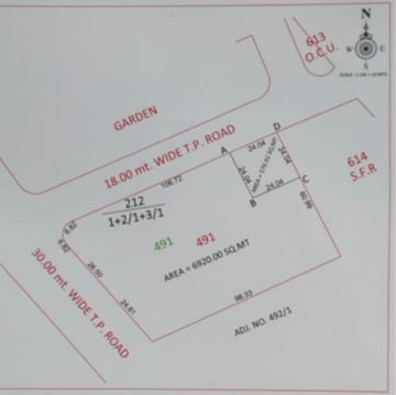  Plot – Map Location View at Memnagar - for Sale