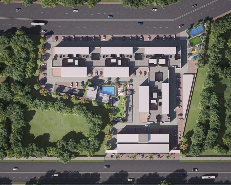 Master Plan, ceratec-west-winds 3 Bedroom 977 Sq.Ft. Apartment In Maan Pune 7804565