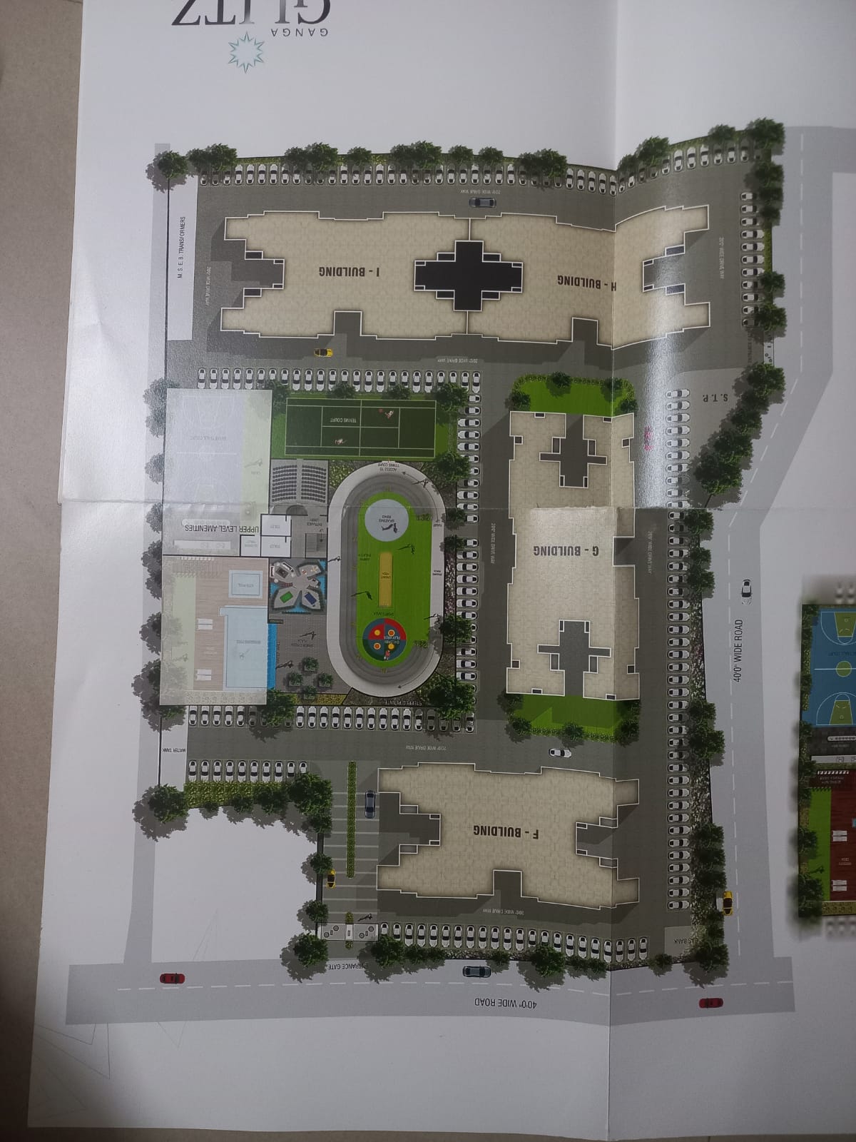 2 BHK + Pooja Room 755 Sq.Ft. Apartment in Goel Ganga Glitz