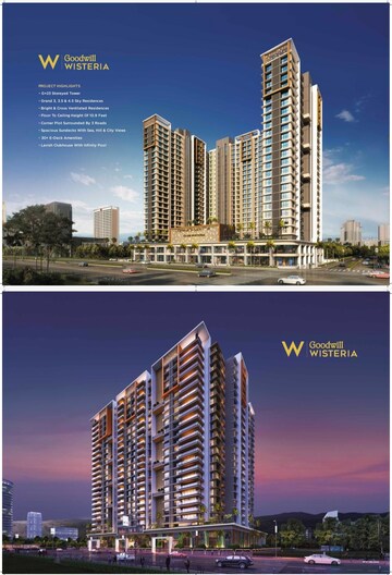 3 BHK Apartment For Resale in Goodwill Wisteria Sector 19d Navi Mumbai  7804645