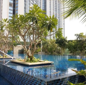 Swimming Pool in 3 BHK Apartment at Oberoi Realty Esquire, Gokuldham Colony – for Sale
