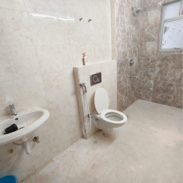 Bathroom in 2 BHK Apartment at Unimark Springfield Elite 1, Narayanpur – for Sale