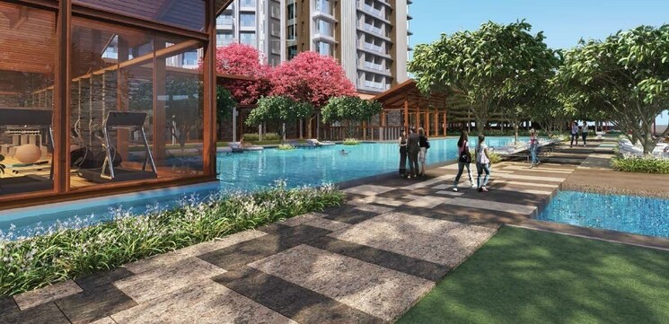 Swimming Pool, hubtown-25-south 4 Bedroom 1981 Sq.Ft. Apartment In Prabhadevi Mumbai 7805527