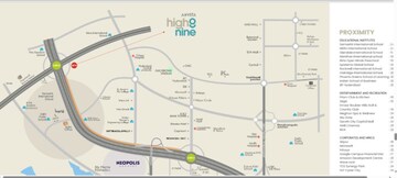 2 BHK Apartment – Map Location View at Anvita High 9, Kollur - for Sale