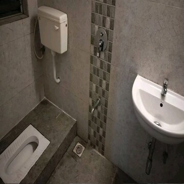 Bathroom in 3 BHK Apartment at MumbaI-Nashik Highway – for Sale