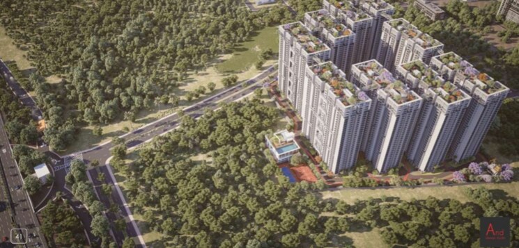 Garden, anvita-high-9 3 Bedroom 1695 Sq.Ft. Apartment In Kollur Hyderabad 7806011