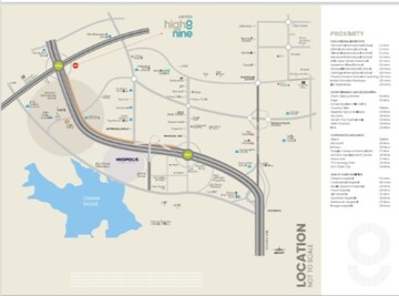 3 BHK Apartment – Map Location View at Anvita High 9, Kollur - for Sale