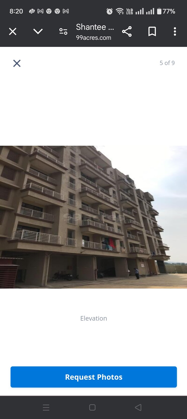Exterior View, shantee-sunshine-sapphire 2 Bedroom 870 Sq.Ft. Apartment In Vasai East Palghar 7806827