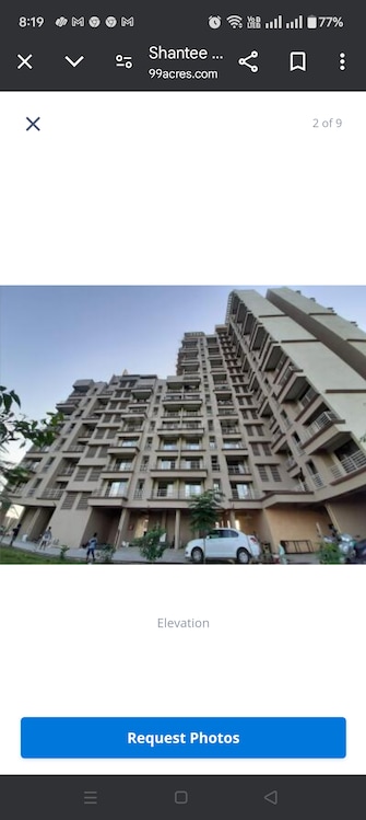 2 BHK Apartment For Rent in Shantee Sunshine Sapphire Vasai East Palghar  7806827