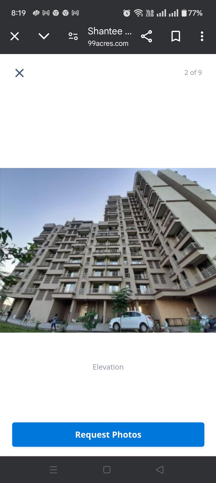 Exterior View, shantee-sunshine-sapphire 2 Bedroom 870 Sq.Ft. Apartment In Vasai East Palghar 7806827