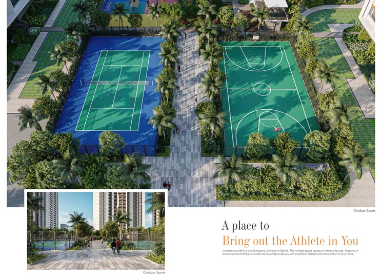 Master Plan, western-springs 3 Bedroom 2184 Sq.Ft. Apartment In Puppalaguda Hyderabad 7807090