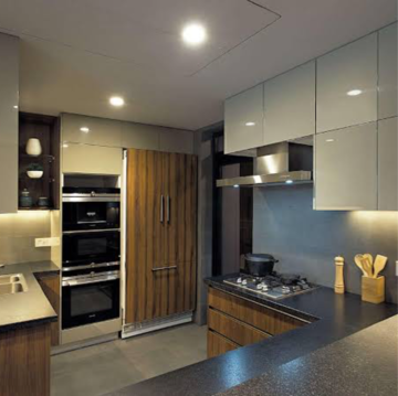 Living Room in 4 BHK Penthouse at Krisumi Waterfall Residences, Sihi – for Sale