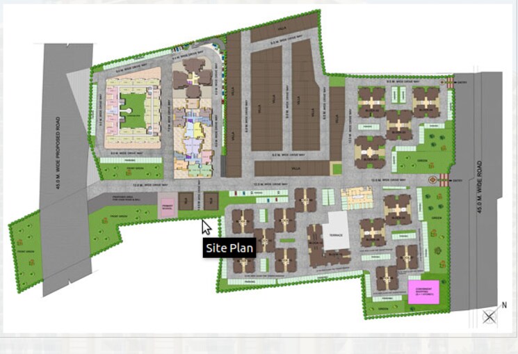 Master Plan, kw-srishti 2 Bedroom 1040 Sq.Ft. Apartment In Raj Nagar Extension Ghaziabad 7807829