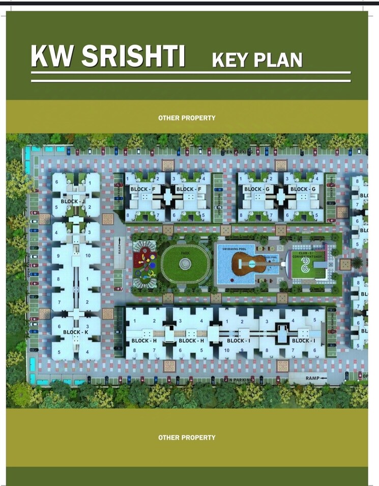 Master Plan, kw-srishti 2 Bedroom 1040 Sq.Ft. Apartment In Raj Nagar Extension Ghaziabad 7807829