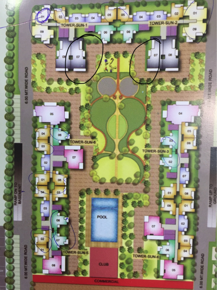 Master Plan, migsun-vilaasa 4 Bedroom 2740 Sq.Ft. Apartment In Eta Ii Greater Noida Greater Noida 7807947