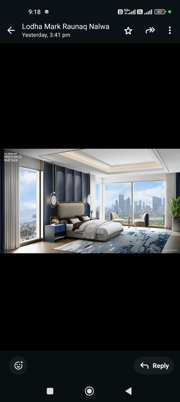 Bedroom, lodha-tardeo 5 Bedroom 3100 Sq.Ft. Builder Floor In Tardeo Mumbai 7808205