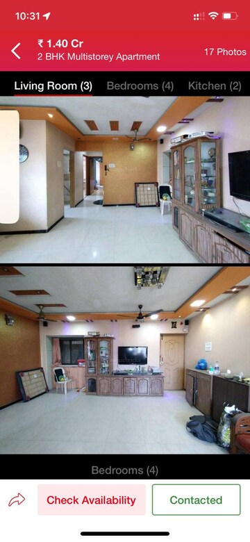 Kitchen in 2 BHK Apartment at Supernal Gardens, Kolshet Road – for Sale