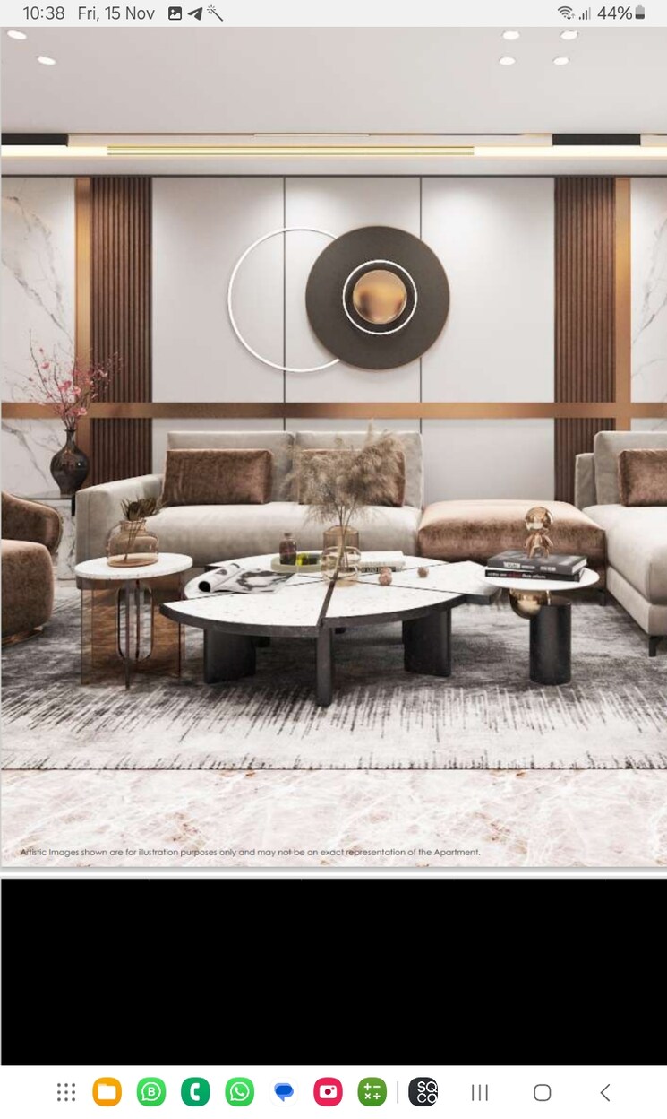Living Room, ishaan-the-element 3.5 Bedroom 2450 Sq.Ft. Apartment In Siddharth Vihar Ghaziabad 7808398
