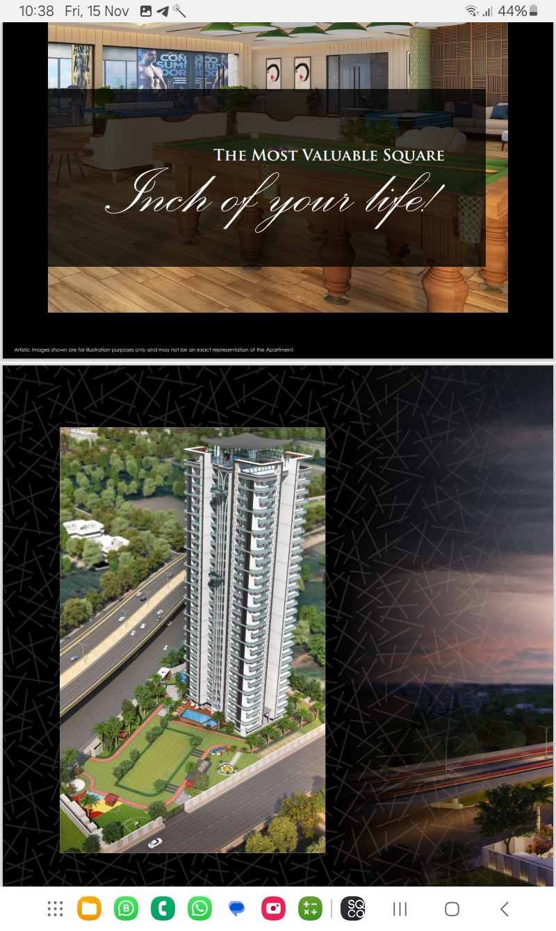 3.5 BHK + Servant Room Apartment For Sale in Ishaan The Element