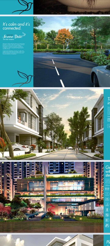 4 BHK Villa – Exterior View View at Rajapushpa Green Dale, Tellapur - for Sale