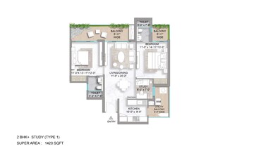2 BHK Apartment For Sale in M3M Golf Hills, Sector 79