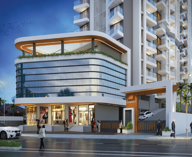 4 BHK + Pooja Room,Servant Room 1540 Sq.Ft. Apartment in DA Borade Samarth County