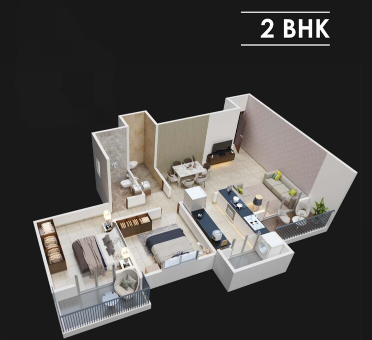 Floor Plan, preet-shivam-residency 3 Bedroom 994 Sq.Ft. Apartment In Ravet Pune 7809486