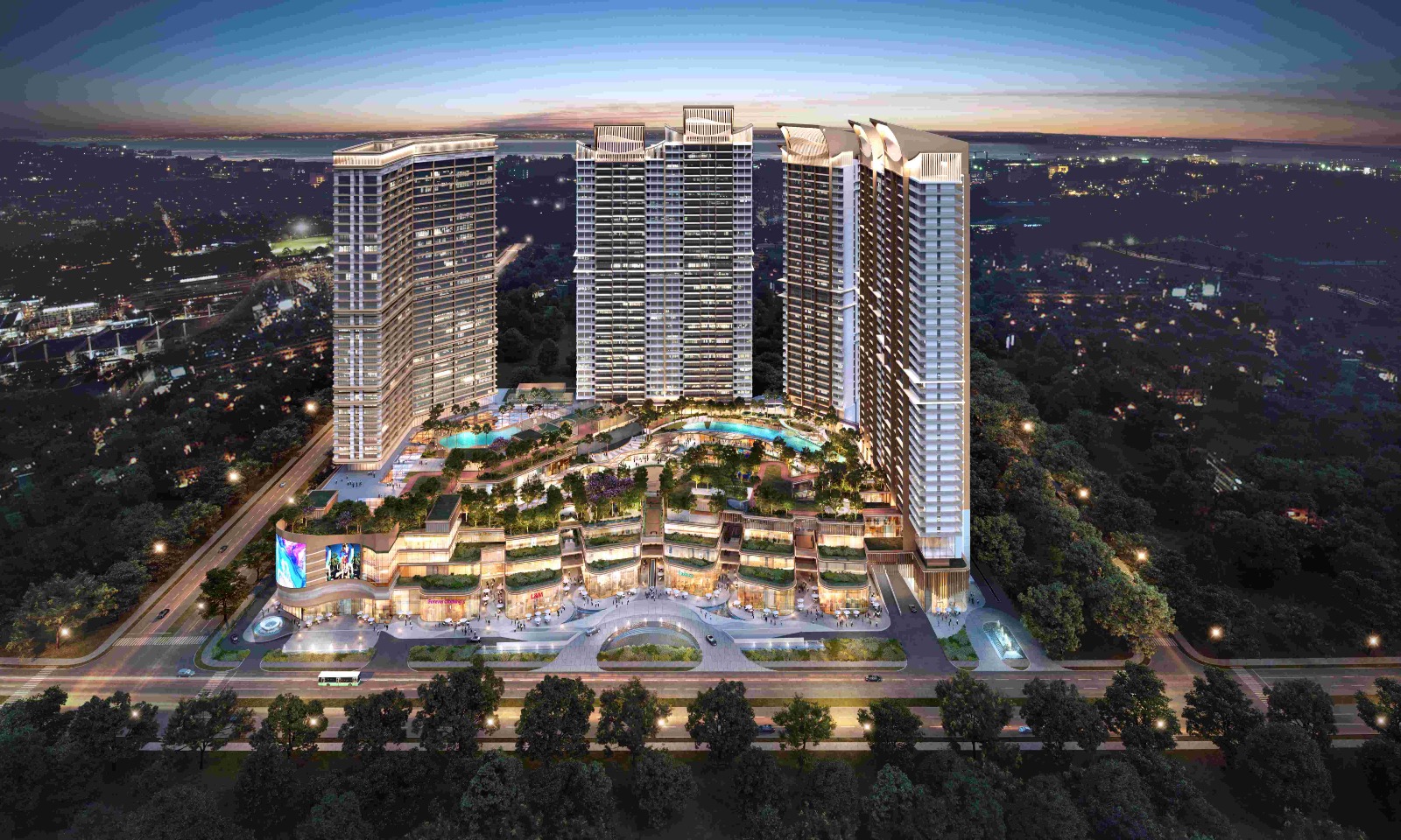 4 BHK + Servant Room 7410 Sq.Ft. Penthouse in M3M The Cullinan