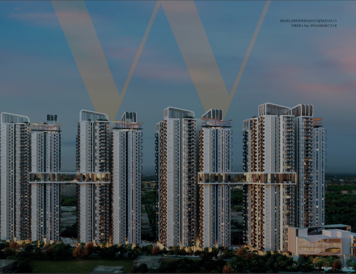 3 BHK + Extra Room Apartment For Sale in Raghava Wave