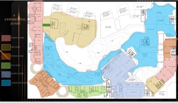 4 BHK Penthouse – Map Location View at M3M The Cullinan, Sector 94 - for Sale